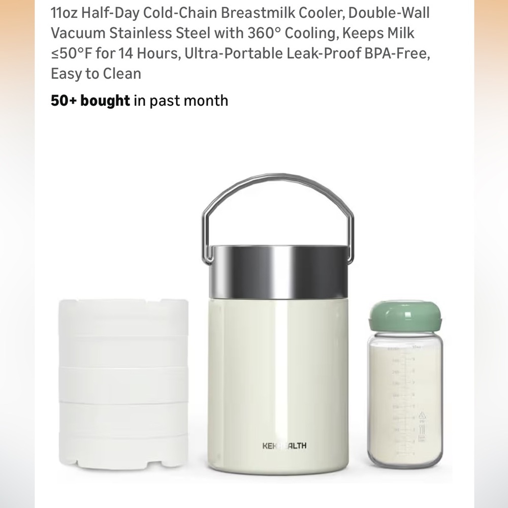 NWOT Breastmilk Cooler 11oz